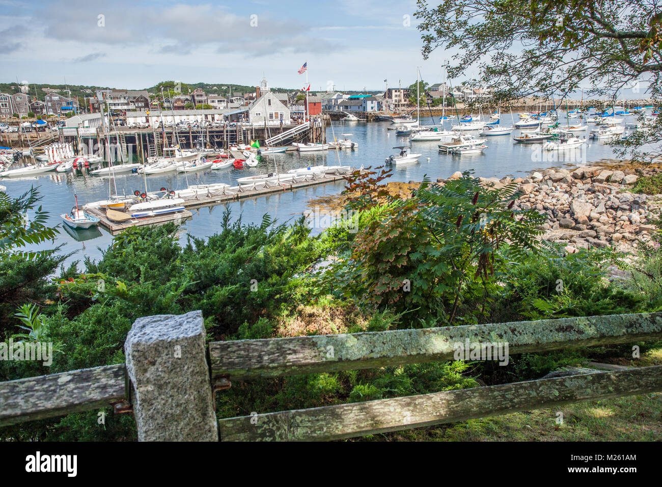 Rockport Harbor, Rockport, MA Banque D'Images