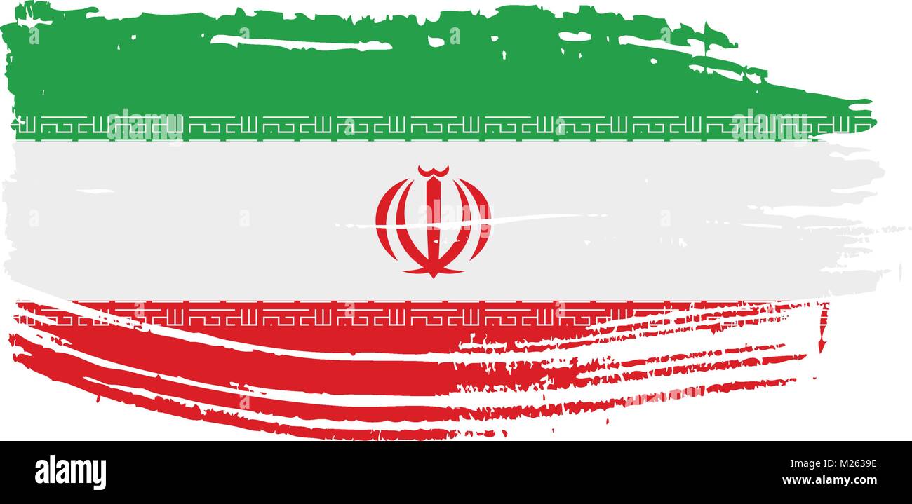 Drapeau de l'Iran, vector illustration Illustration de Vecteur