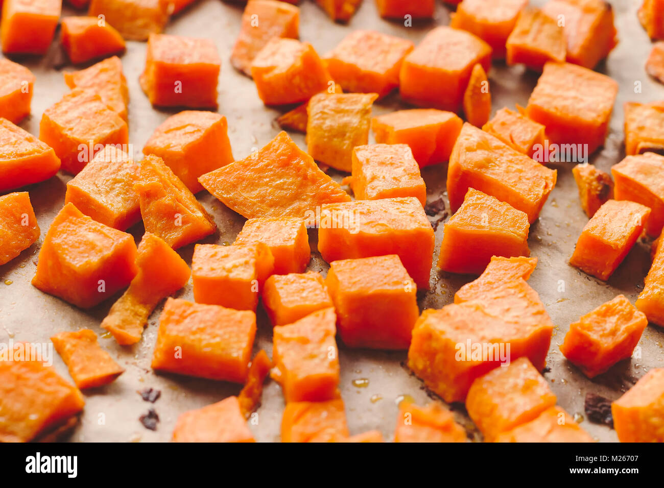 Cube De Patate Douce Au Four