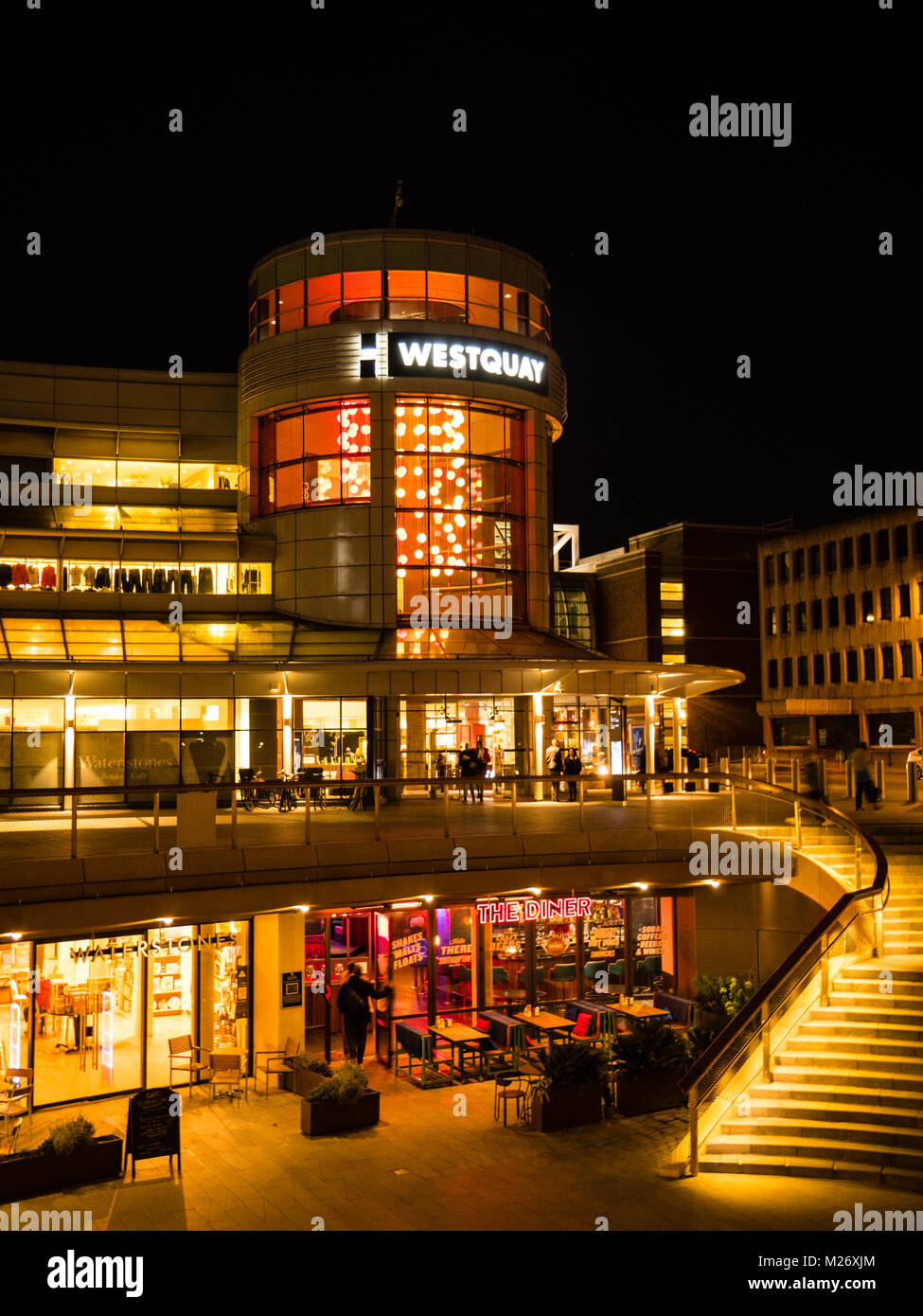 Le centre commercial West Quay, Southampton, England, UK, FR. Banque D'Images