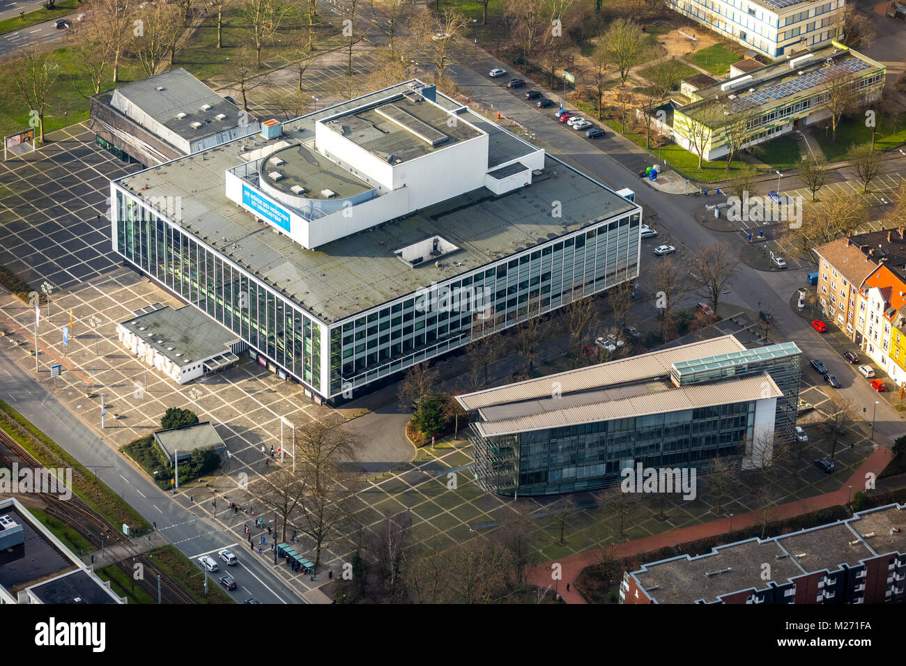 Musique Théâtre Théâtre dans le quartier de Gelsenkirchen MIR à Gelsenkirchen dans la région de la Ruhr dans l'Etat fédéral de Rhénanie du Nord-Westphalie, Gelsenkirchen, Ruhr. Banque D'Images