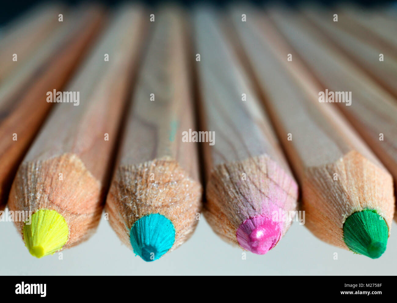 Crayons de couleur Banque D'Images