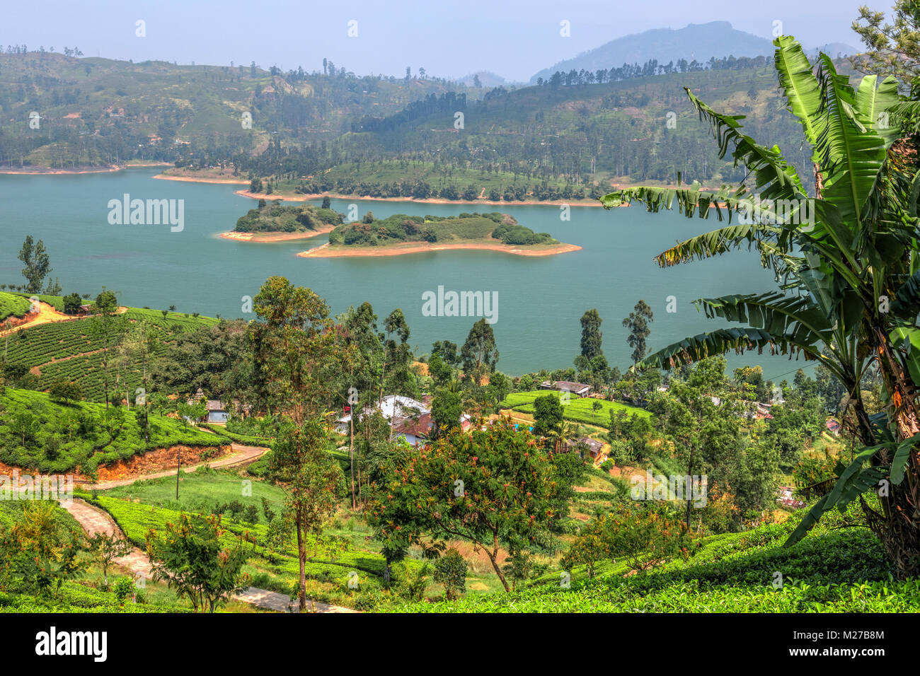 Réservoir de Castlereigh, Hatton, Sri Lanka, Asie Banque D'Images