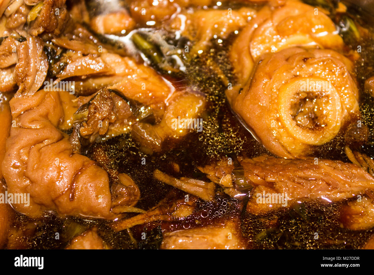 Ragoût de cuisse de porc en sauce soupe Banque D'Images
