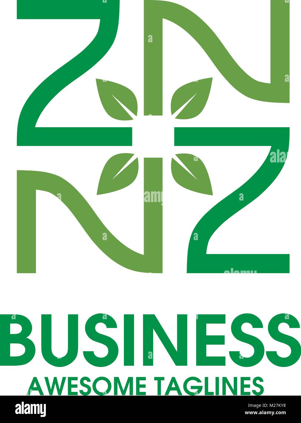 Concept moderne symbole croix avec lettre N pour le logo du centre médical Illustration de Vecteur