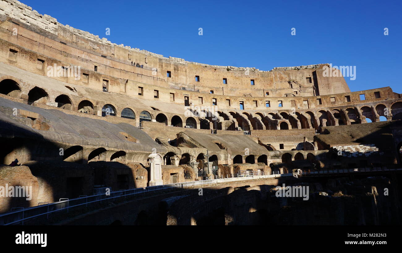 Rome, Italie, du Colisée, Décembre 2017 Banque D'Images