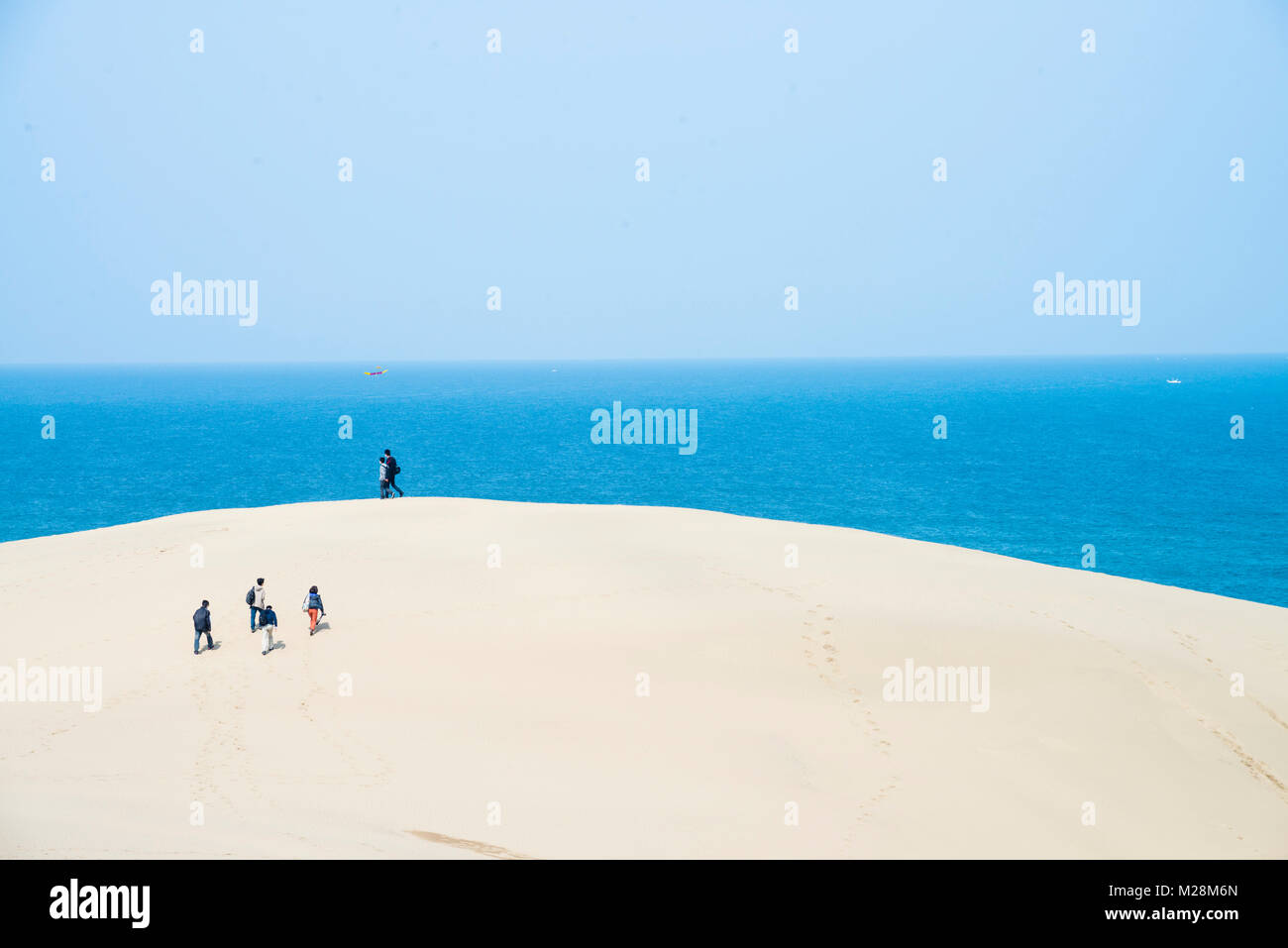 Les dunes de sable de Tottori Tottori, Prefecture, Japan Banque D'Images