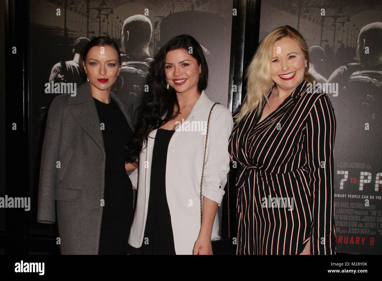 Burbank Californie Usa 5 Fevrier 18 Francesca Eastwood Morgan Eastwood Kathryn Eastwood 02 05 18 La Premiere Mondiale De Les 15 17 A Paris Tenue A L Sjr Theatre At Warner Bros Studios De Burbank Ca