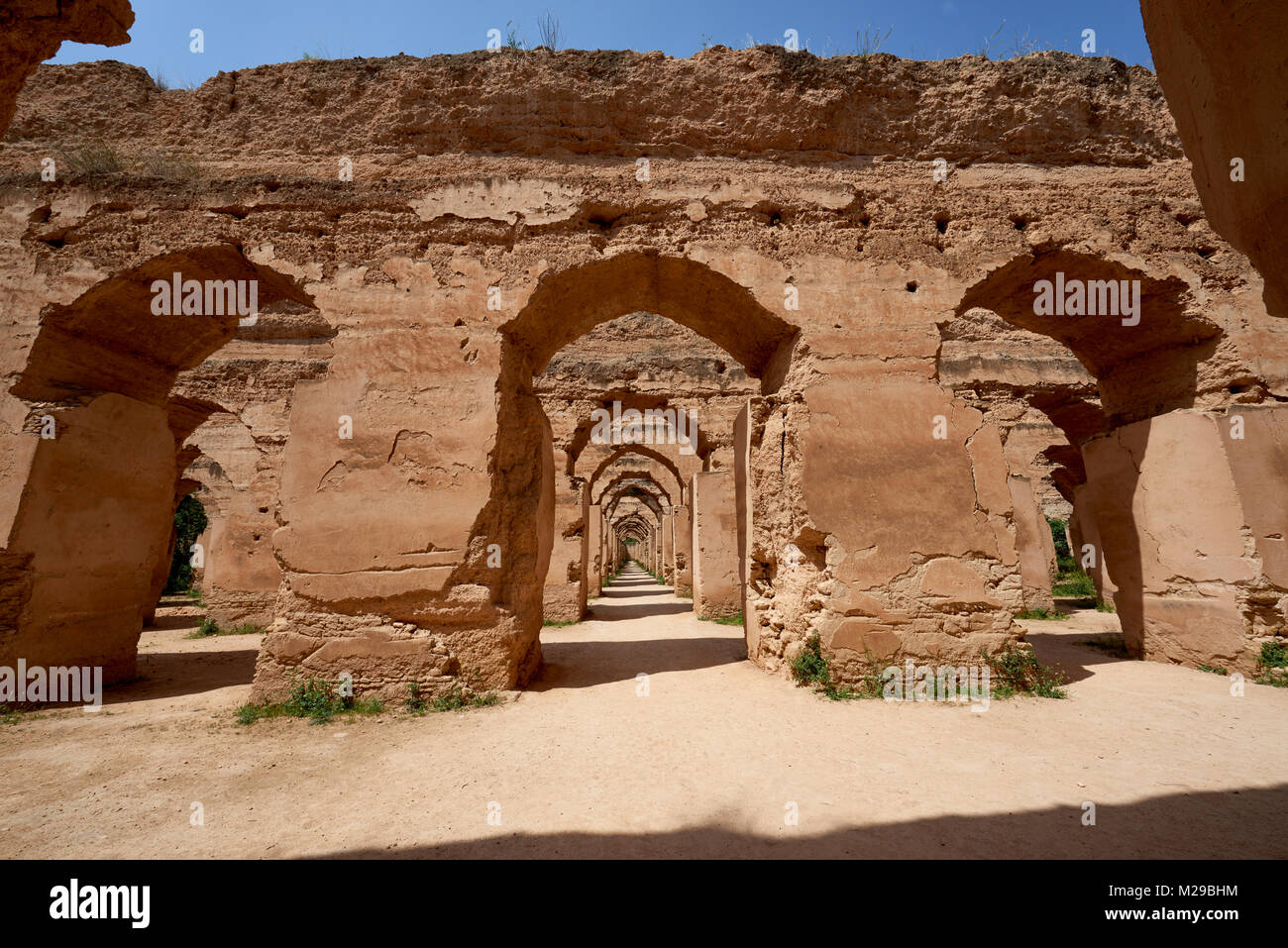 Heri Es Souani, Imperial-Écuries Royales, Meknès, Maroc, Afrique Banque D'Images