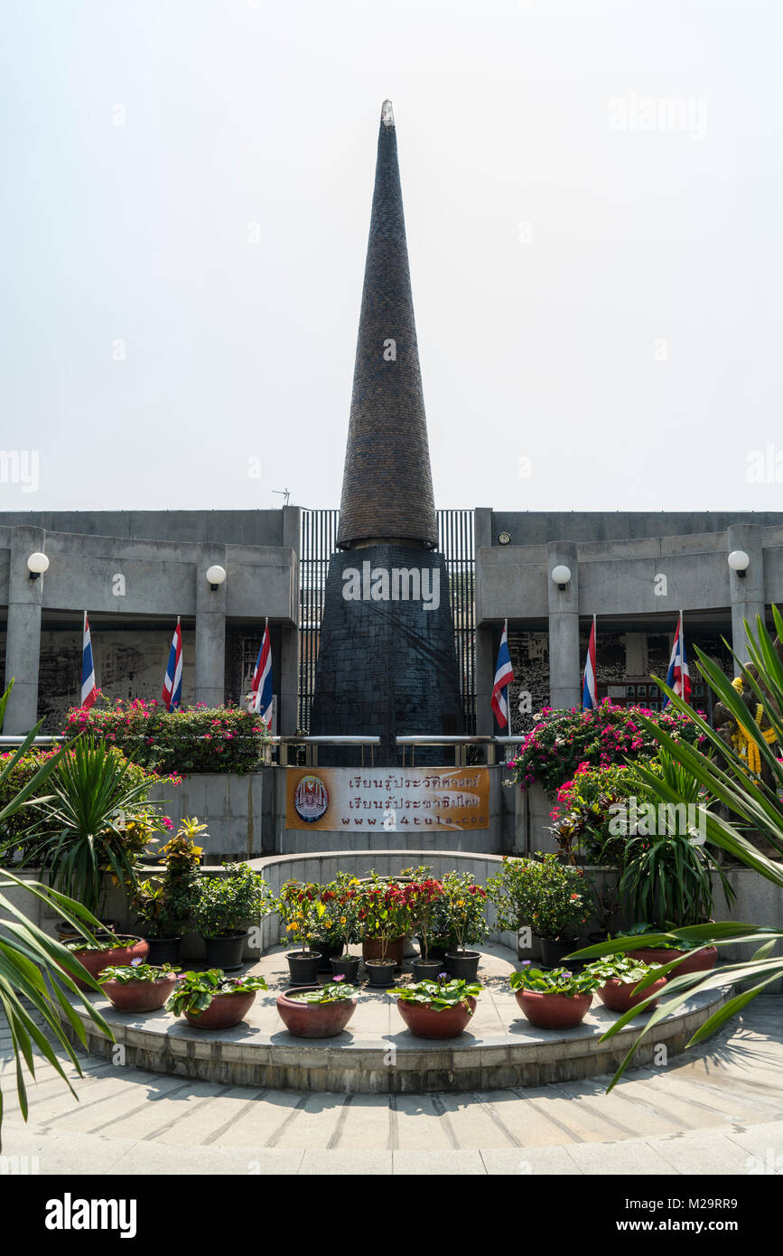 Le monument commémoratif du 14ème en octobre à Bangkok, Thaïlande Banque D'Images