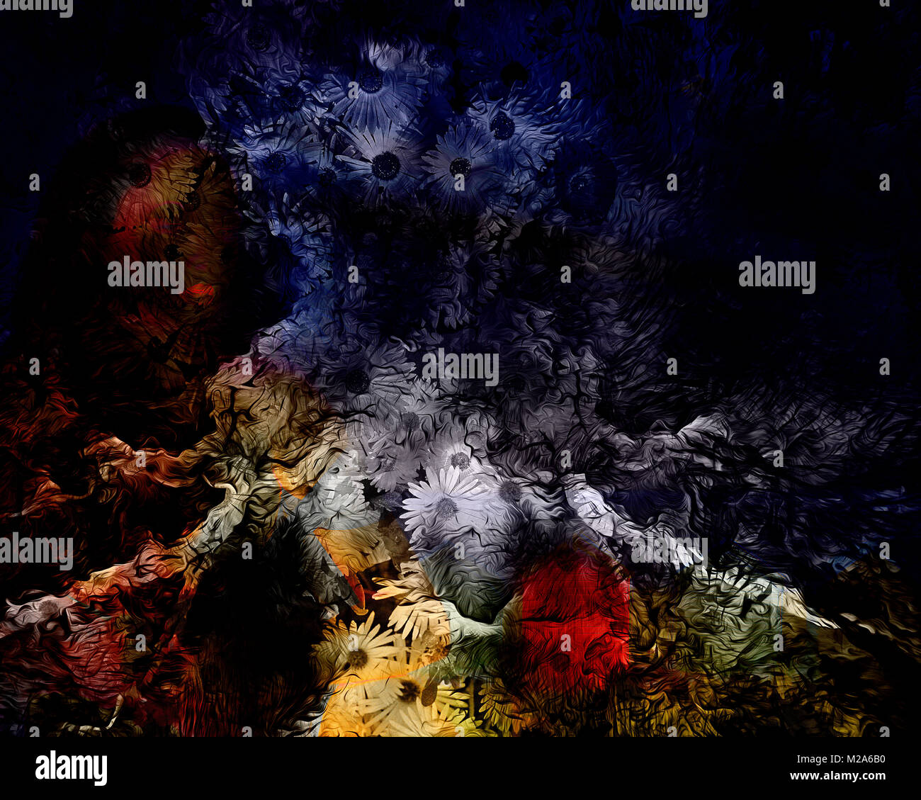 FINE ART : Floral promet Banque D'Images