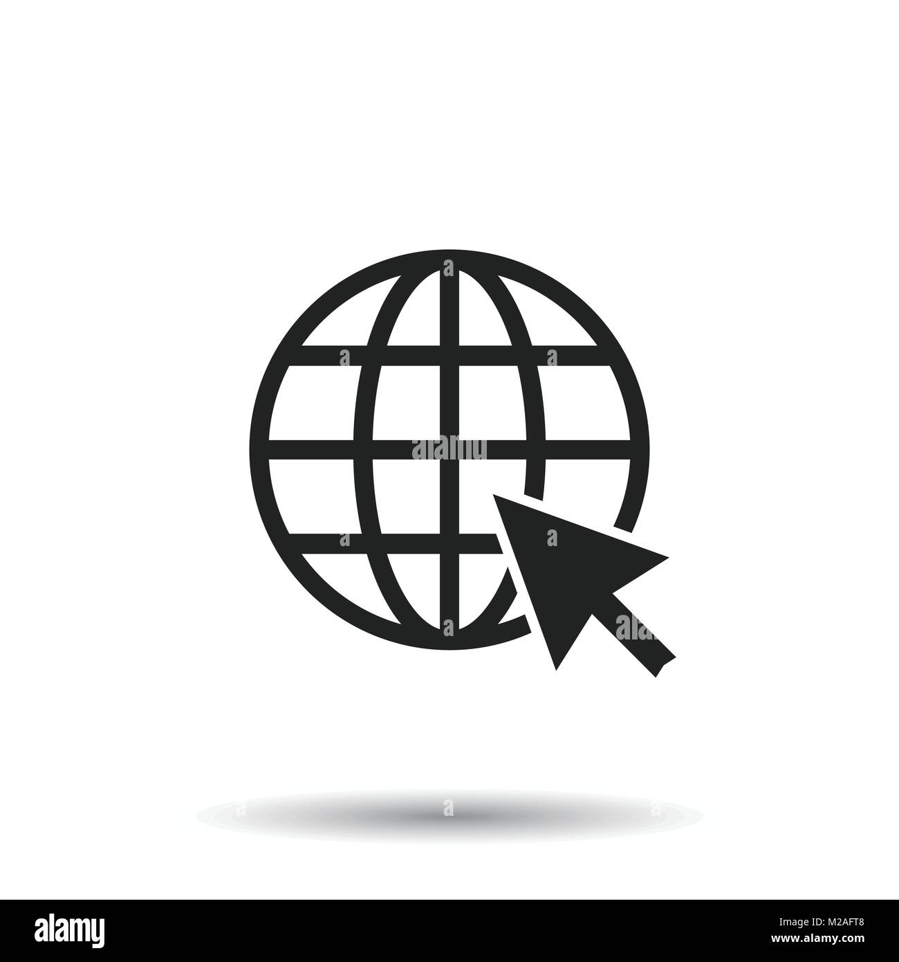 Rendez-vous à l'icône web. Télévision Internet vector illustration pour site sur fond blanc. Illustration de Vecteur