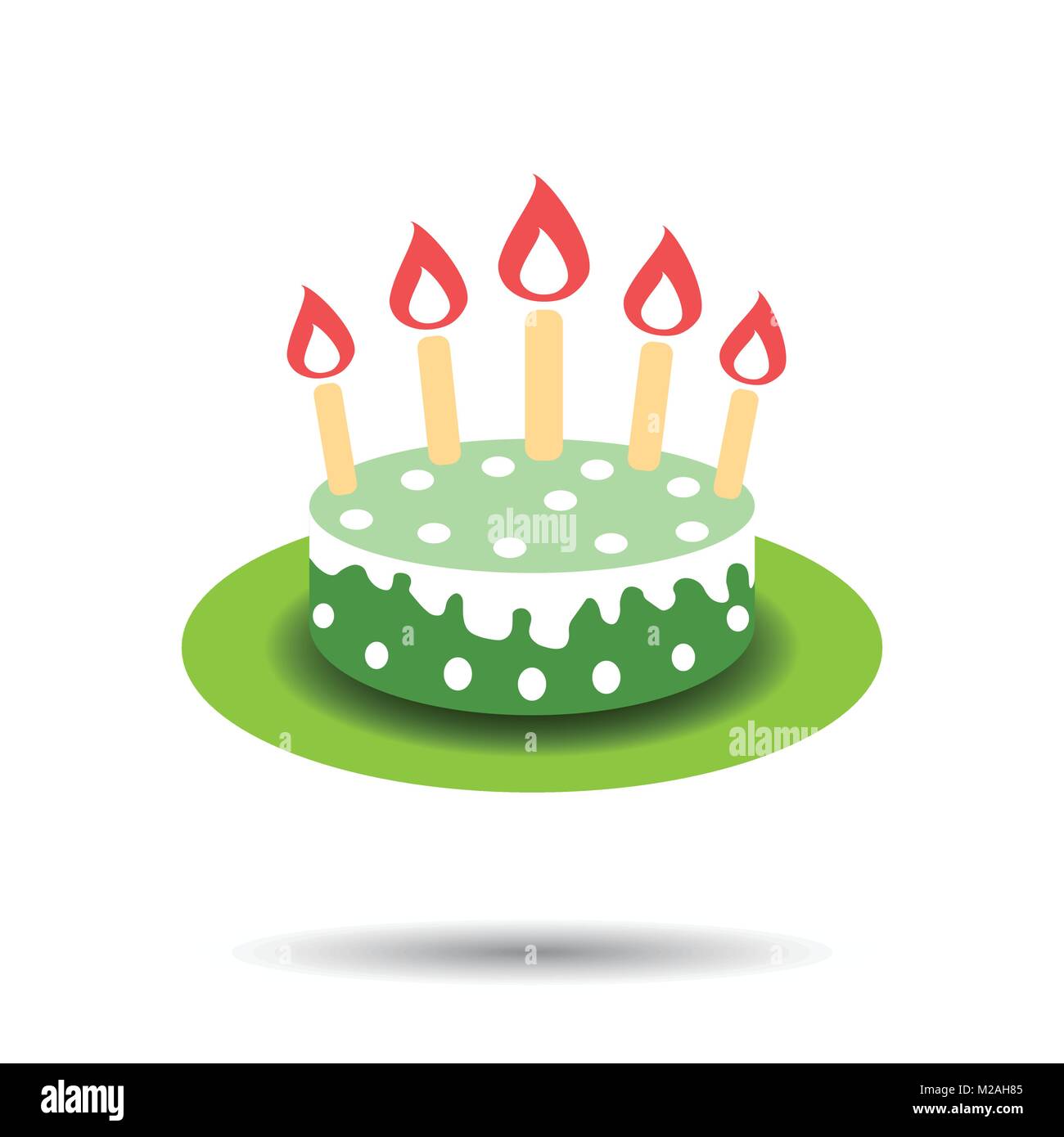 Gateau Avec Bougie Icone Television Simple Pictogramme Pour Affaires Marketing Internet Concept Sur Fond Blanc Moderne Branche Symbole Vecteur Pour Le Site Web D Image Vectorielle Stock Alamy
