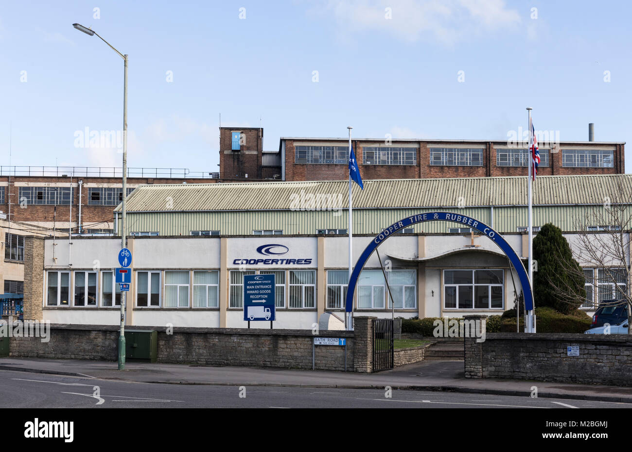 Cooper Tire & Rubber Co Europe, Melksham, Wiltshire, Angleterre Banque D'Images