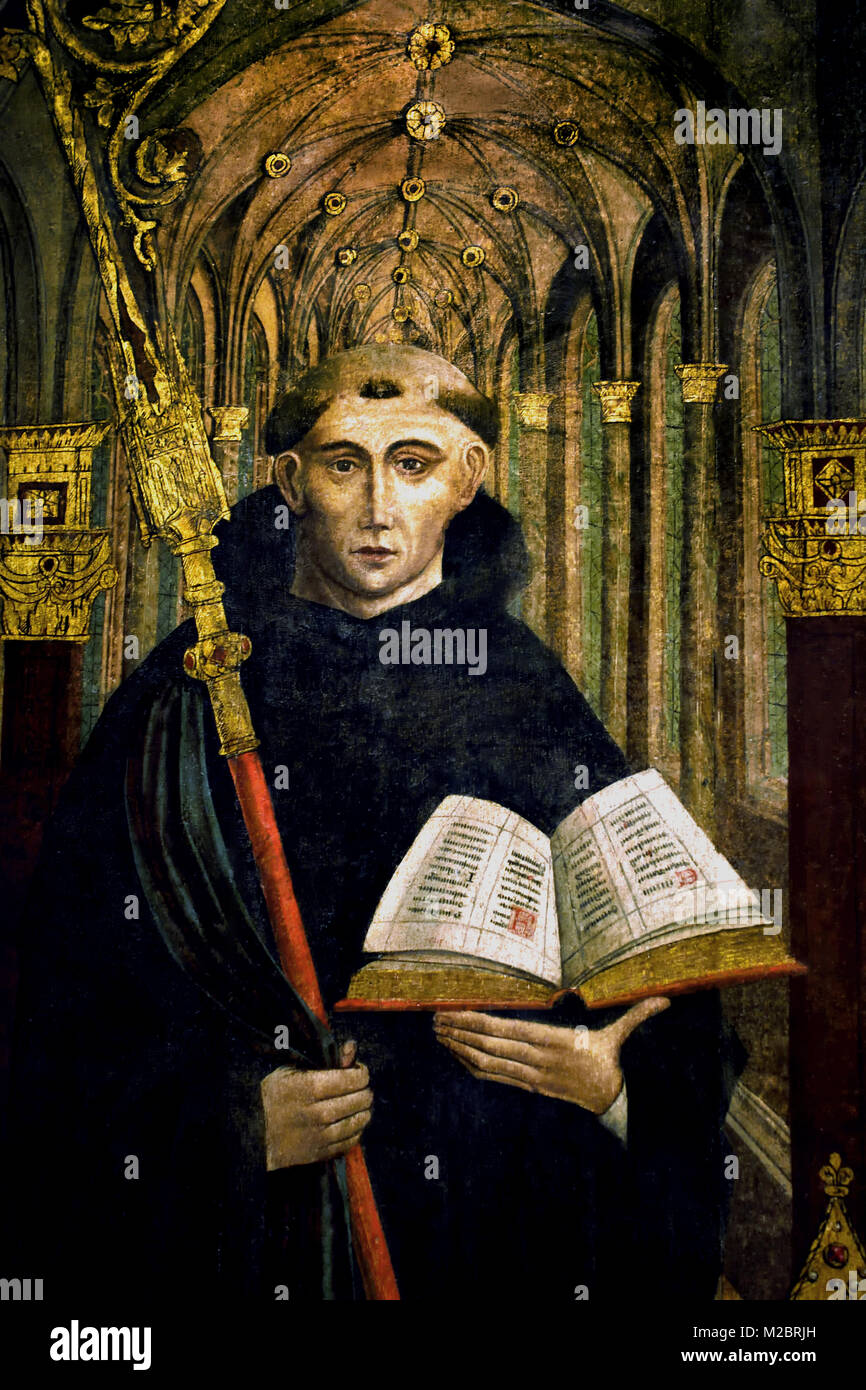 St benedict artiste inconnu style flamand espagnol du 15 16ème siècle