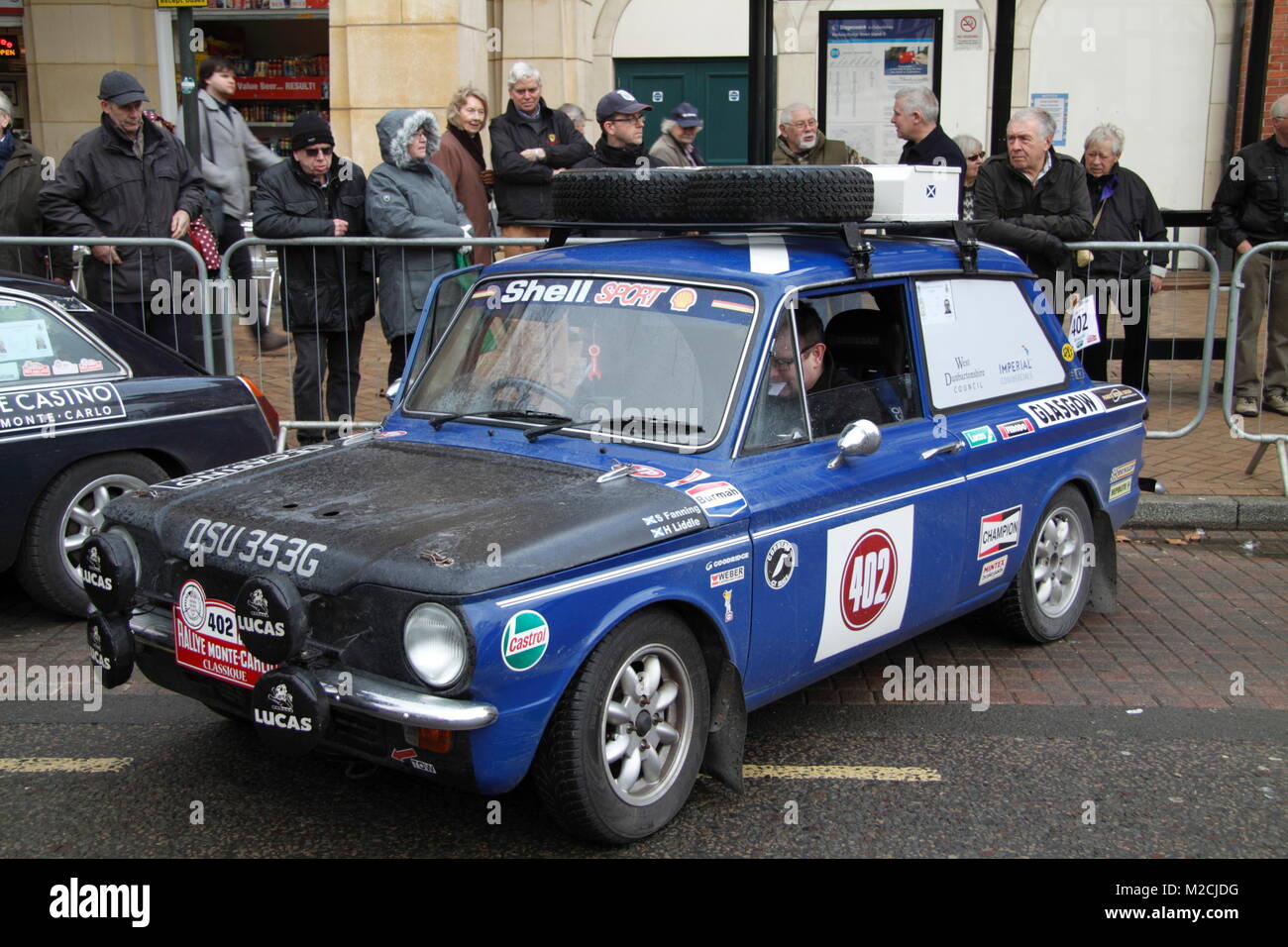 Rallye Monte Carlo 2018 Banbury Banque D'Images