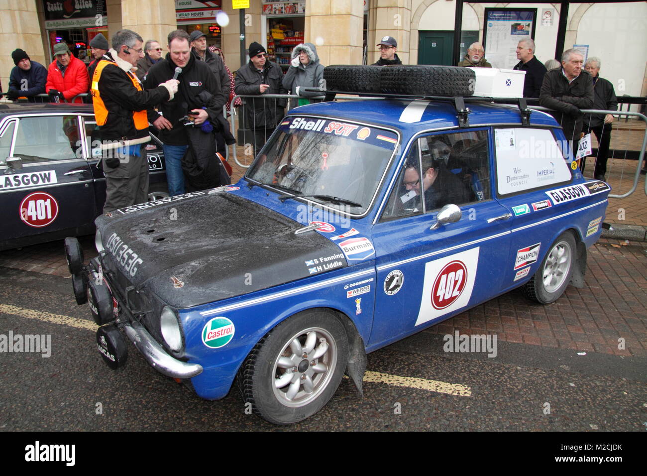 Rallye Monte Carlo 2018 Banbury Banque D'Images