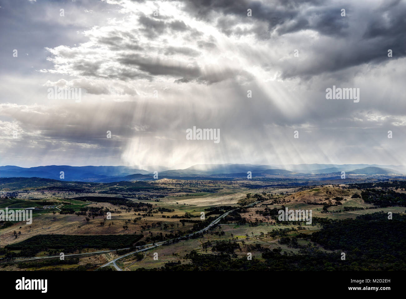 Paysage pris en 2015 à Canberra Banque D'Images