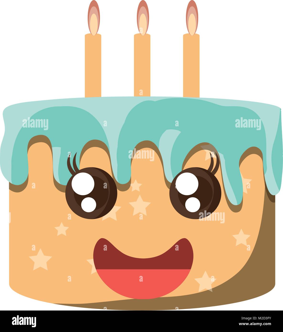 L Icone De Gateau D Anniversaire De Kawaii Image Vectorielle Stock Alamy L Icone De Gateau D Anniversaire De Kawaii Image Vectorielle Stock Alamy