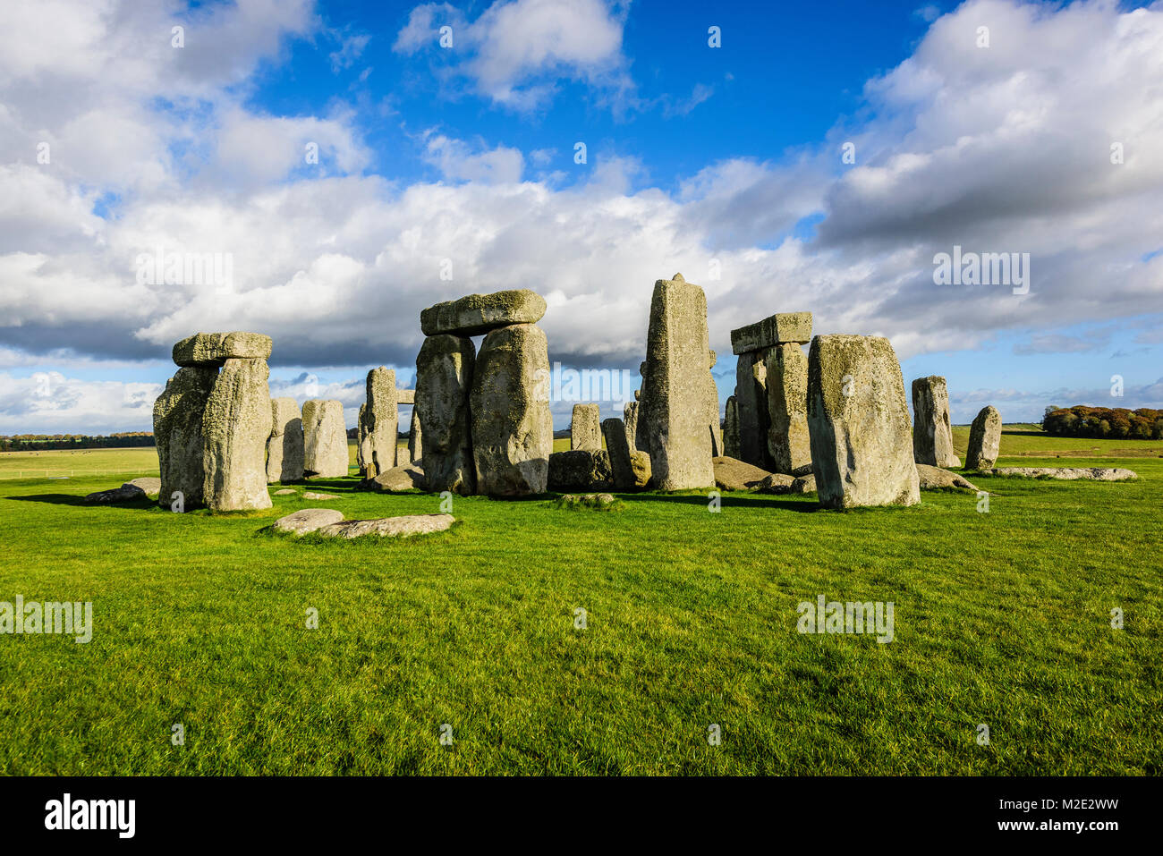 Des pierres à Stonehenge Banque D'Images