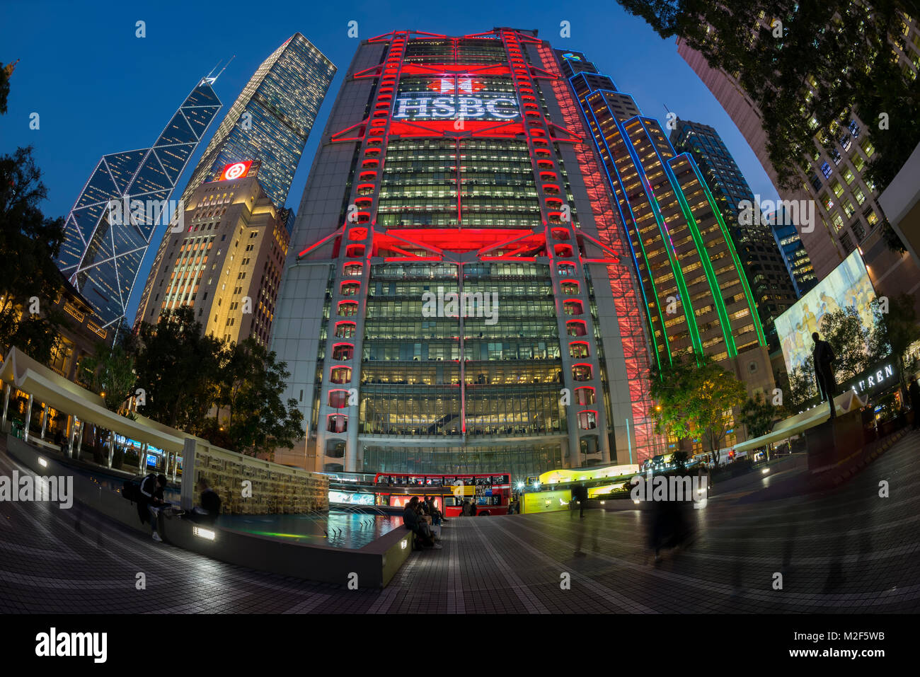 Quartier Financier Central, Hong Kong, Chine. Banque D'Images