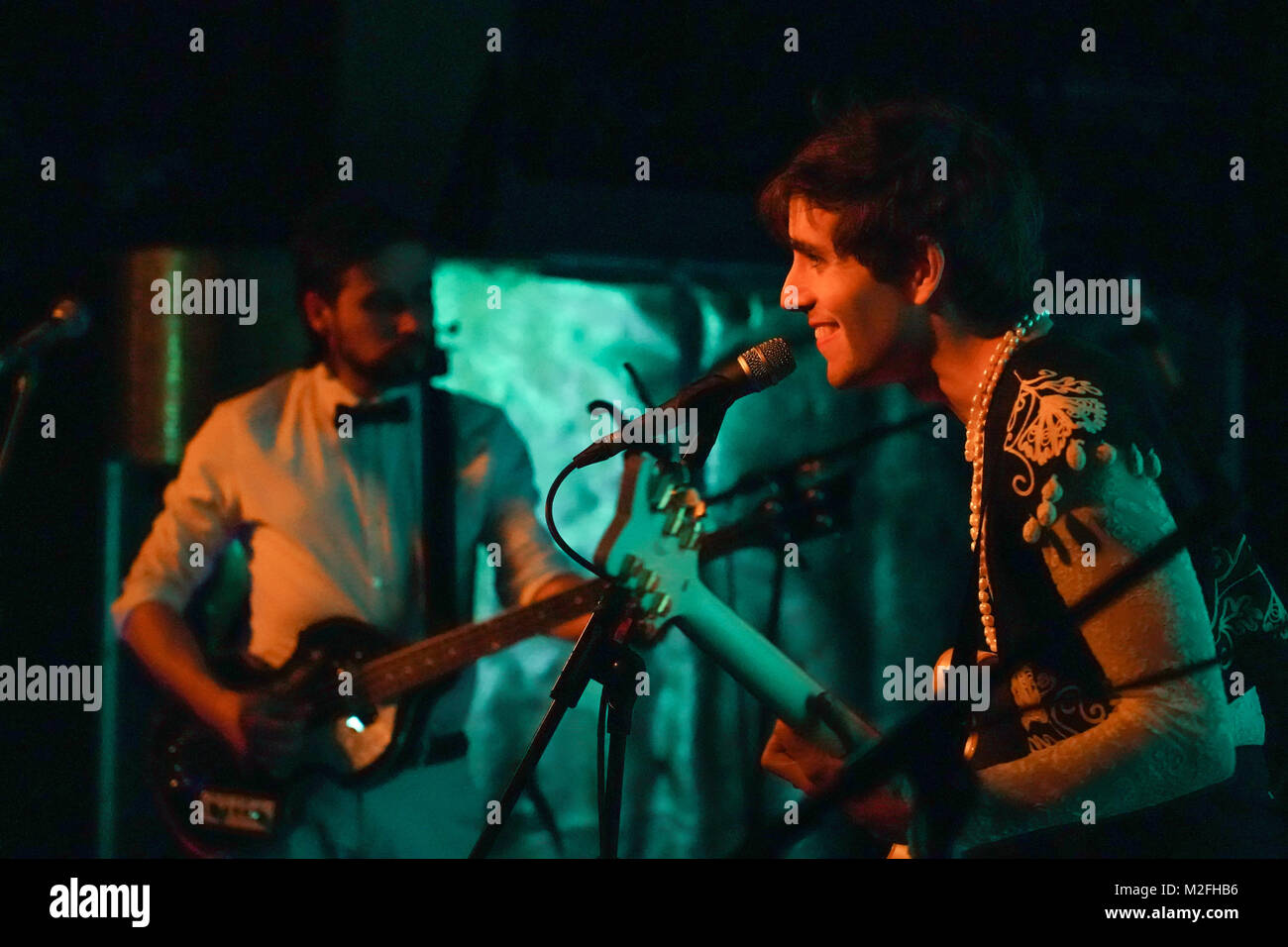 Londres, Royaume-Uni. 7 Février, 2018. Ezra Furman en live sur la scène du Lexington à Londres avant le lancement de son nouvel album Transangelic Exode. Date de la photo : le mercredi 7 février 2018. Credit : Roger Garfield/Alamy Live News Banque D'Images