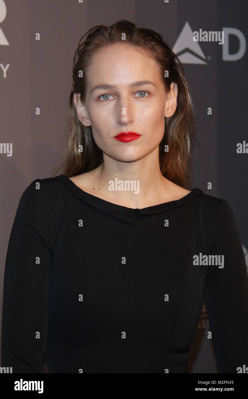 New York, NY, USA. 7 Février, 2018. Leelee Sobieski au Gala amfAR 2018 Lee Daniels et Stefano Tonchi au Cipriani Wall Street le 7 février 2018 à New York. Crédit : Diego Corredor Punch/media/Alamy Live News Banque D'Images