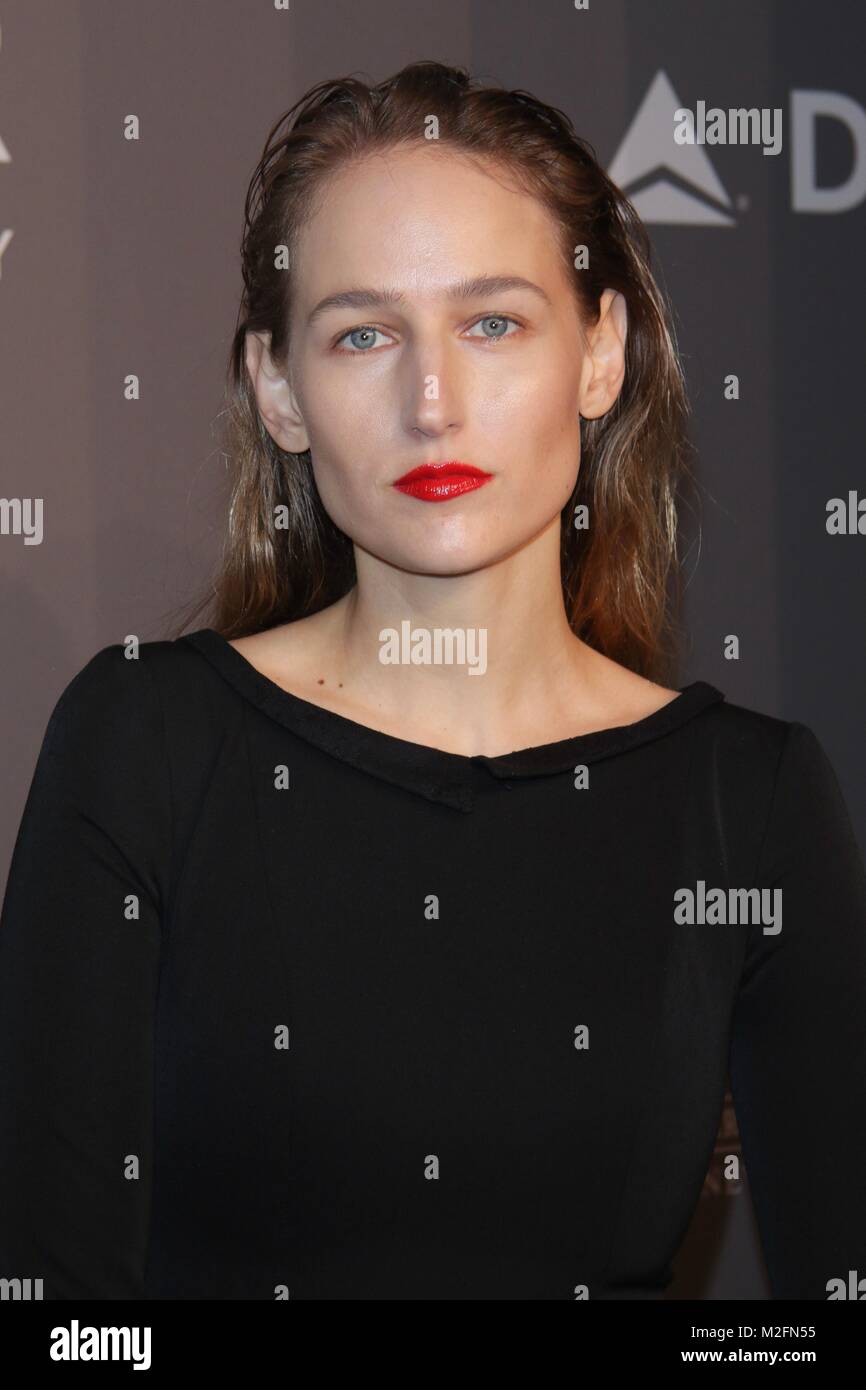 New York, NY, USA. 7 Février, 2018. Leelee Sobieski au Gala amfAR 2018 Lee Daniels et Stefano Tonchi au Cipriani Wall Street le 7 février 2018 à New York. Crédit : Diego Corredor Punch/media/Alamy Live News Banque D'Images