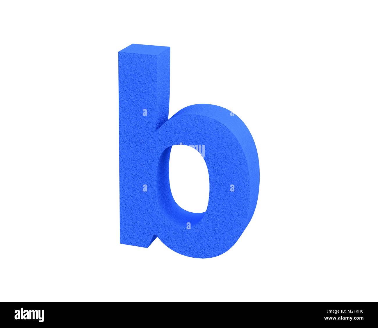 Font les gros moteurs en plastique bleu b minuscule érosion Banque D'Images
