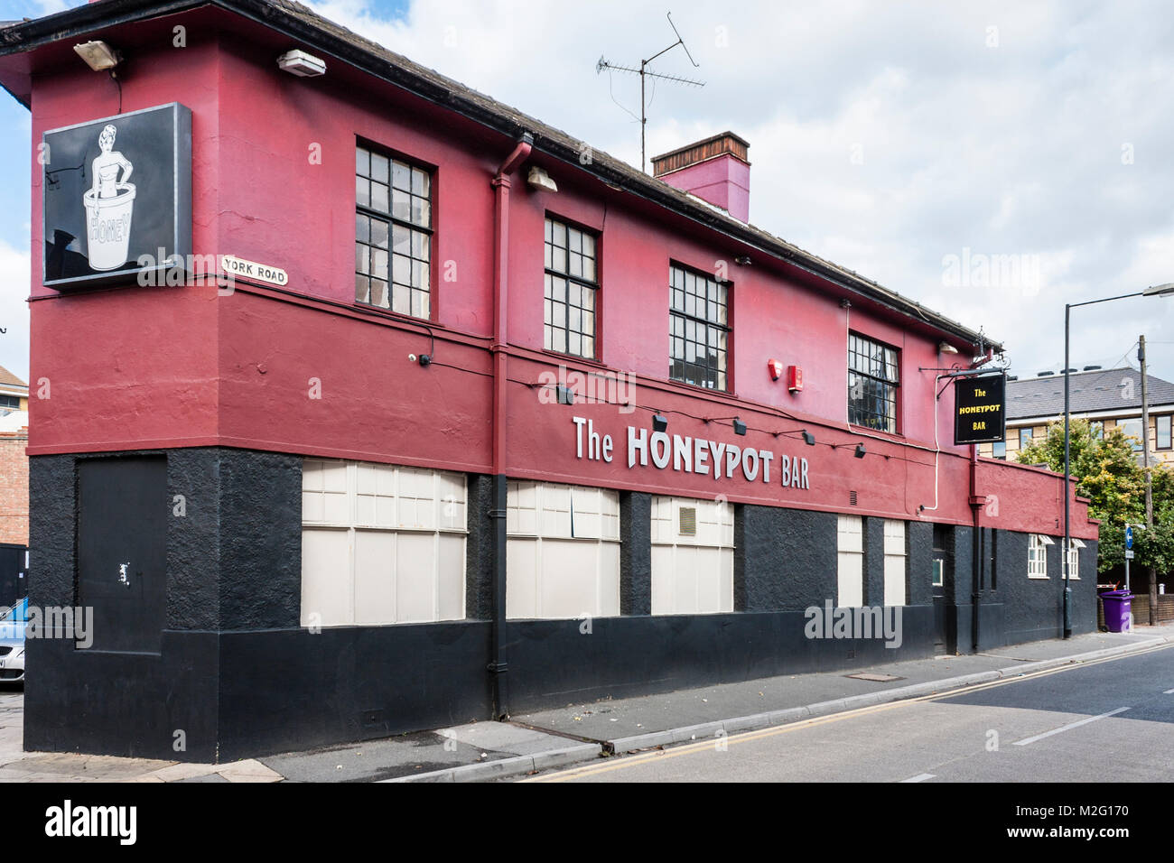 Le Honeypot Bar, un lap dancing Club à Maidenhead, Berkshire, England, GB, UK Banque D'Images