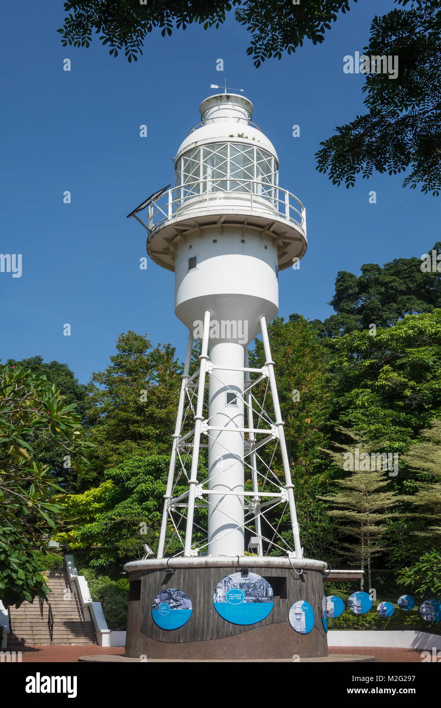 Singapour, Fort Canning Park, lighthouse Banque D'Images