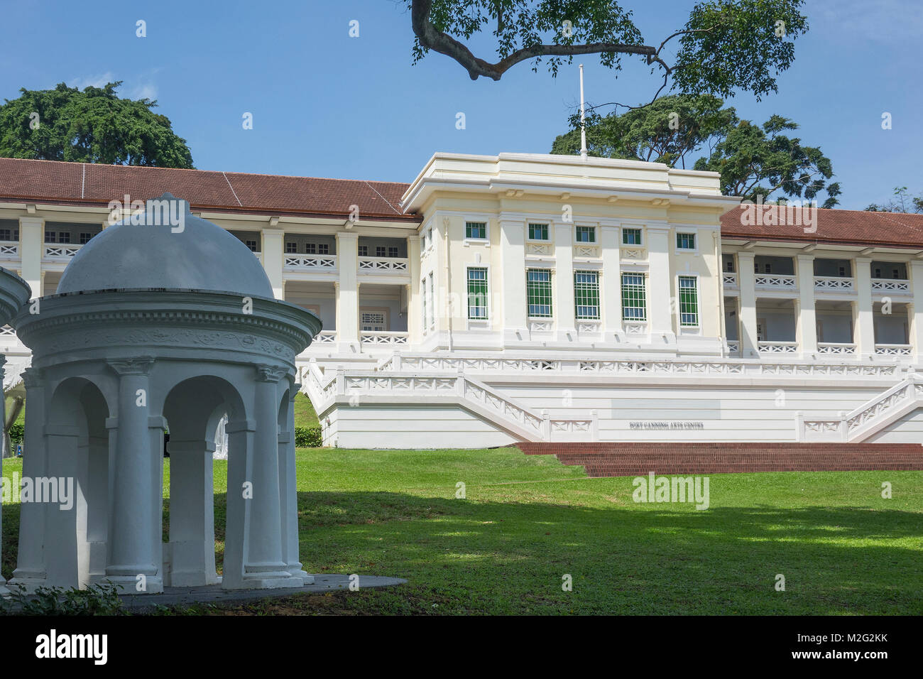 Singapour, Fort Canning Park, Centre des Arts Banque D'Images