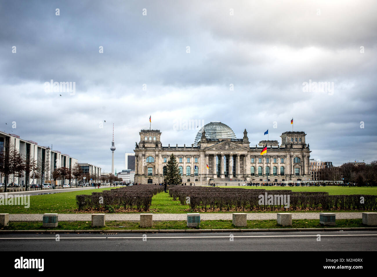 La visite de la capitale de l'Allemagne réunifiée, la belle ville de Berlin Banque D'Images