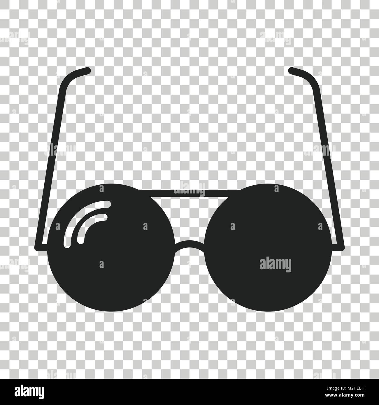 Sunglasse icône vecteur. Télévision lunettes illustration. Illustration de Vecteur