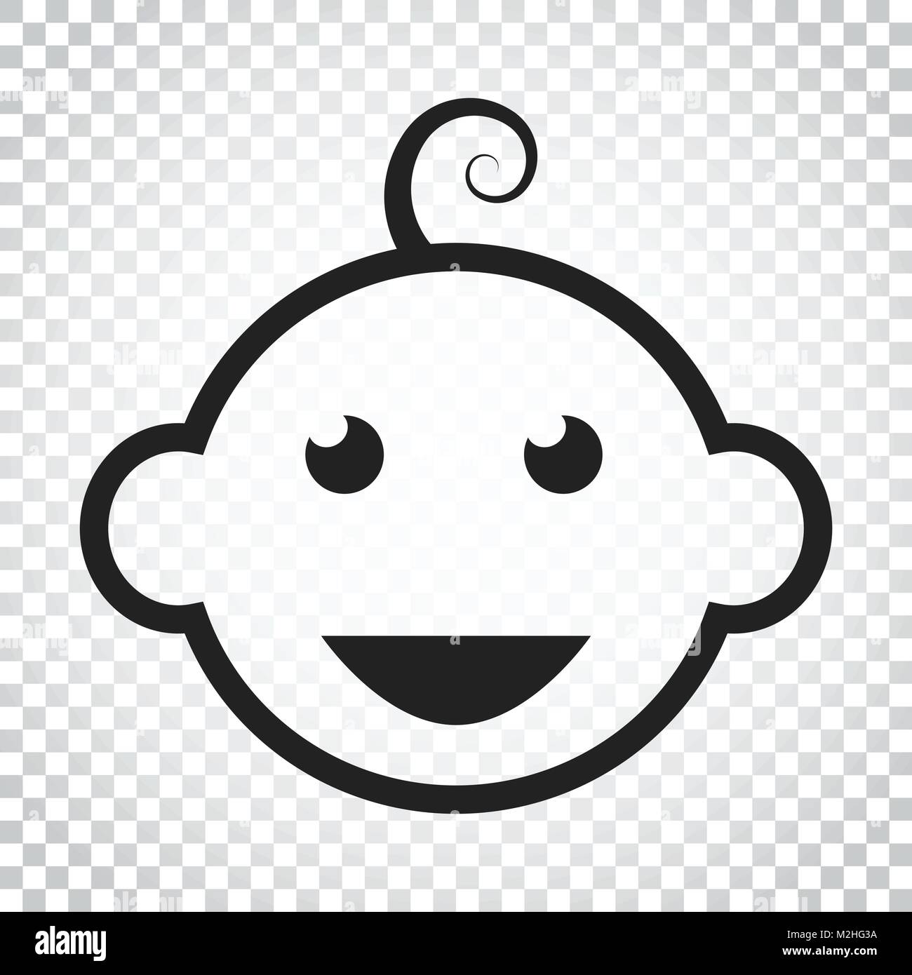 Bebe Nouveau Ne Face A L Icone Petit Bebe Vector Illustration Concept D Affaires Simples Sur Fond Isole Pictogramme Image Vectorielle Stock Alamy