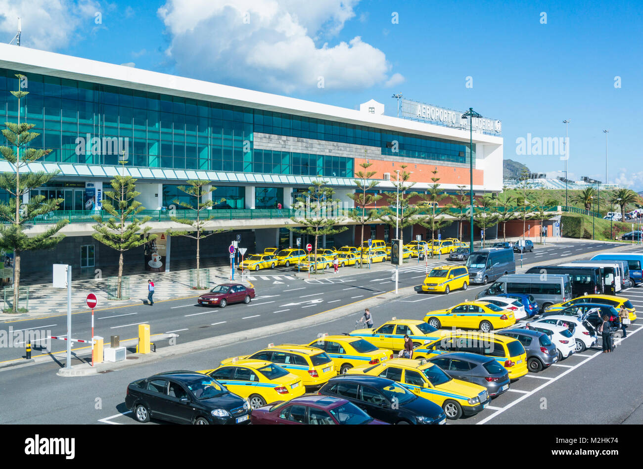 Madère Madère portugal extérieur de l'aéroport de Funchal, Cristiano Ronaldo l'Aéroport International de Madère Funchal portugal Europe de l'UE Banque D'Images