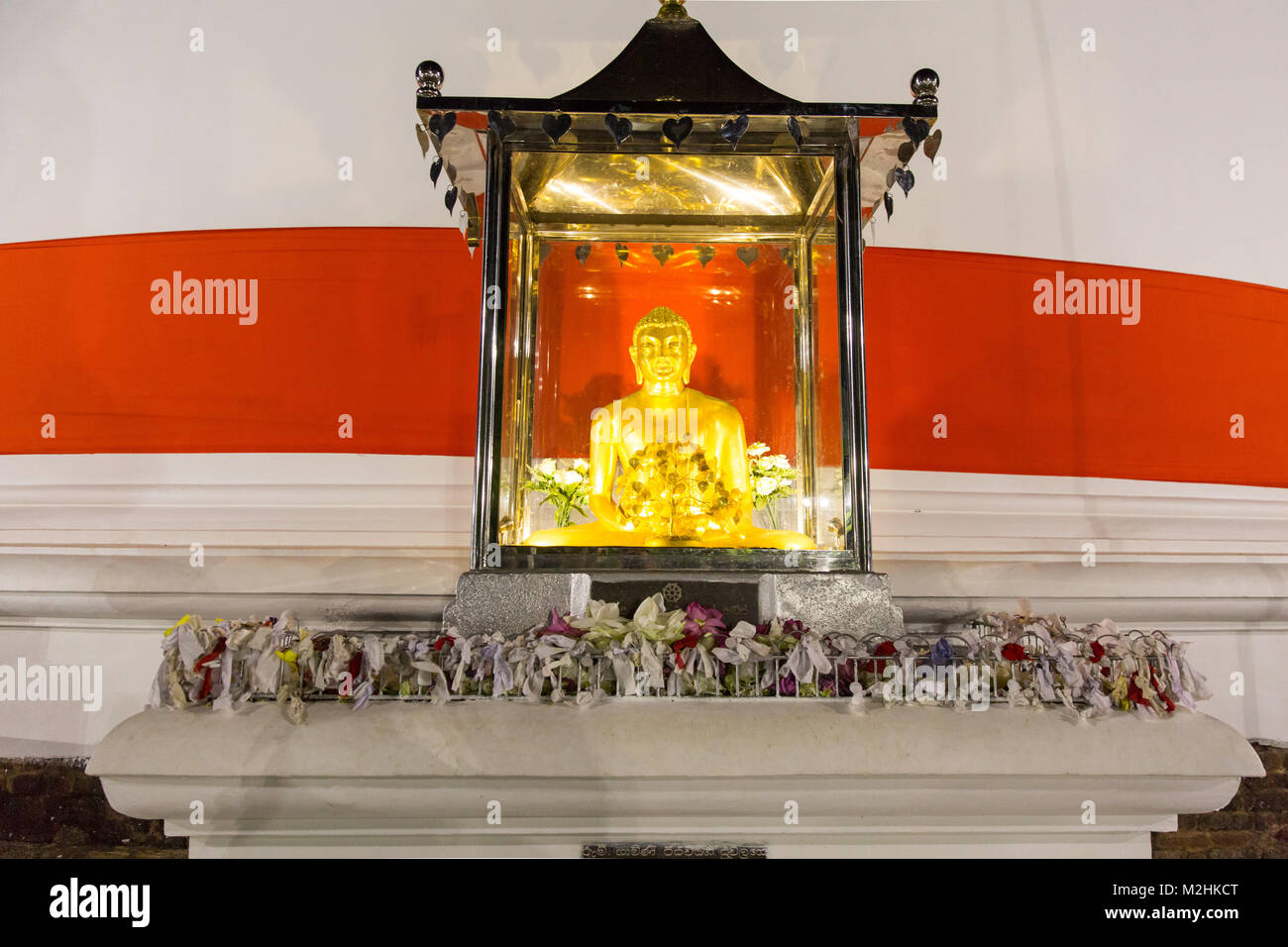 Détail de pagoda, Temple de Kataragama, Sri Lanka. Juillet 2017 Banque D'Images