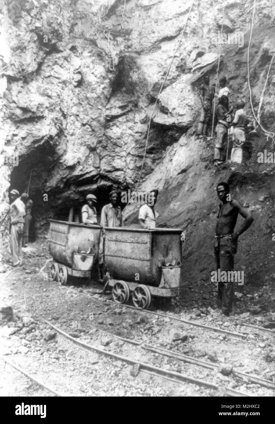 Diamond Mine, Kimberley, Afrique du Sud, 1911 Banque D'Images