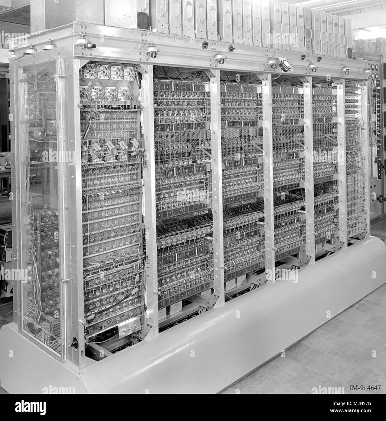 MANIAC-IV des solides, l'électronique, 1960 Banque D'Images