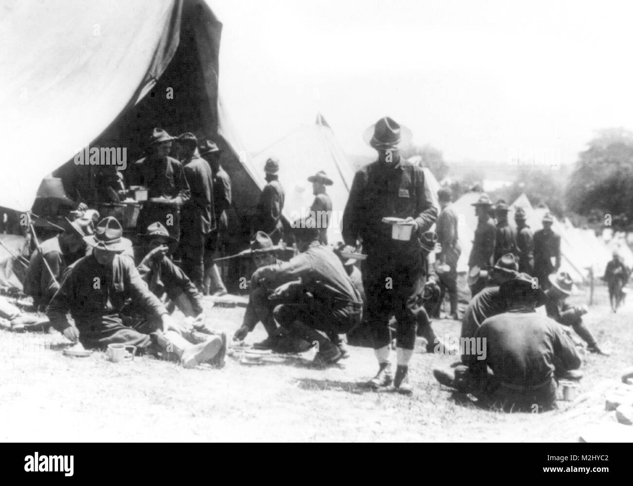 Expédition contre Pancho Villa, NY des unités de la Garde nationale, 1916 Banque D'Images