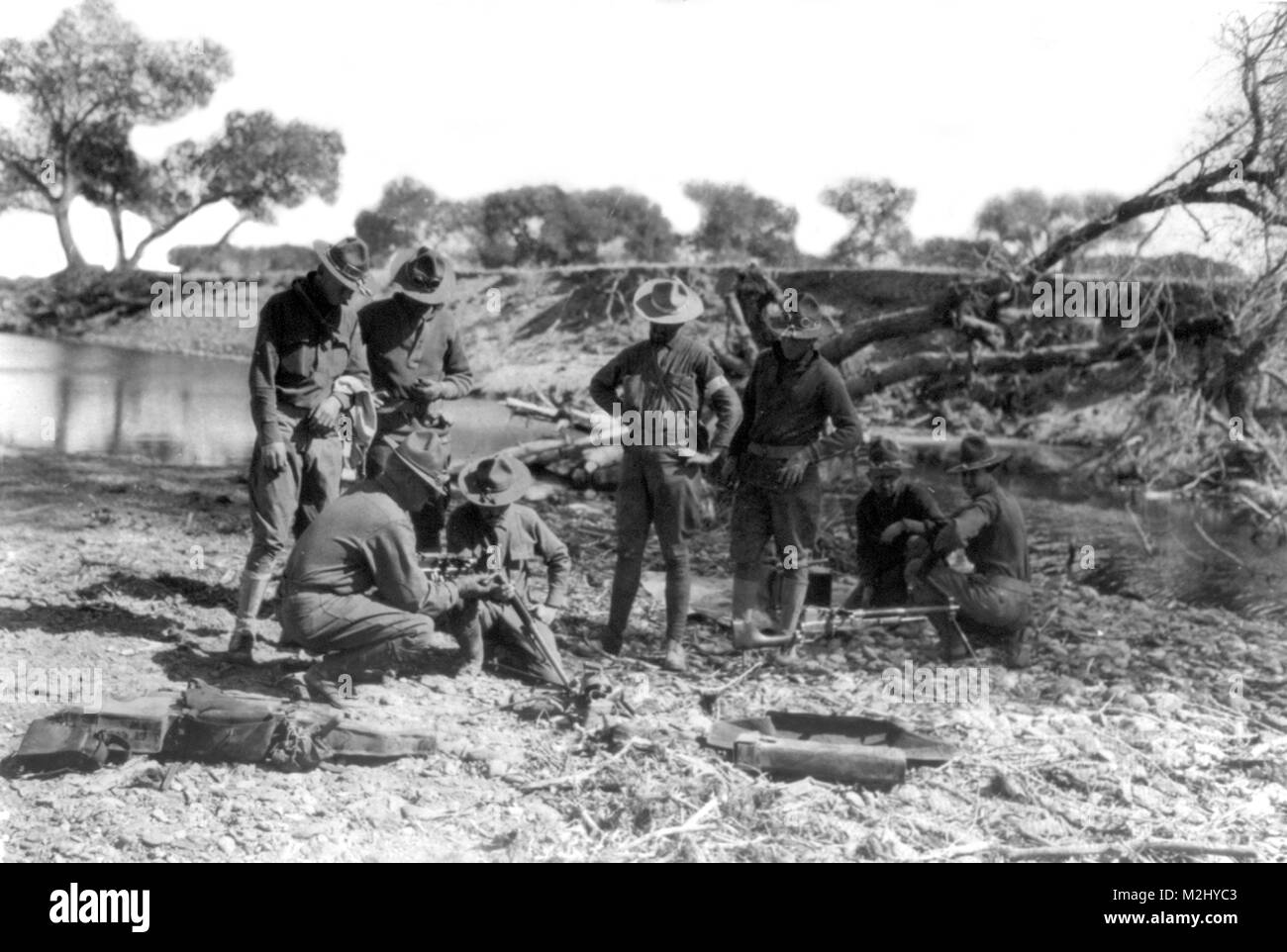 Expédition contre Pancho Villa, 16e Di, 1916 Banque D'Images