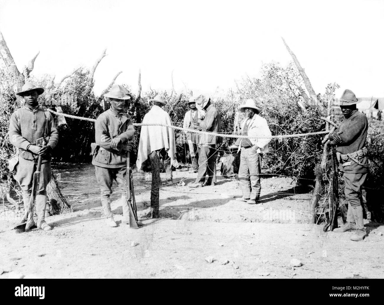 Expédition contre Pancho Villa, Soldats buffalo, 1916 Banque D'Images