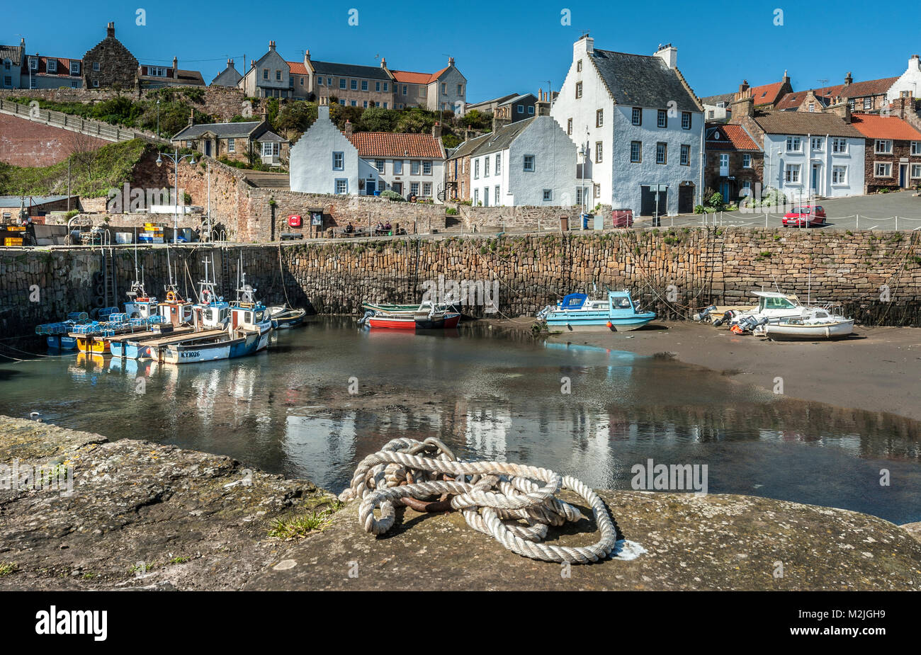 Port de Crail, Fife, Scotland Banque D'Images