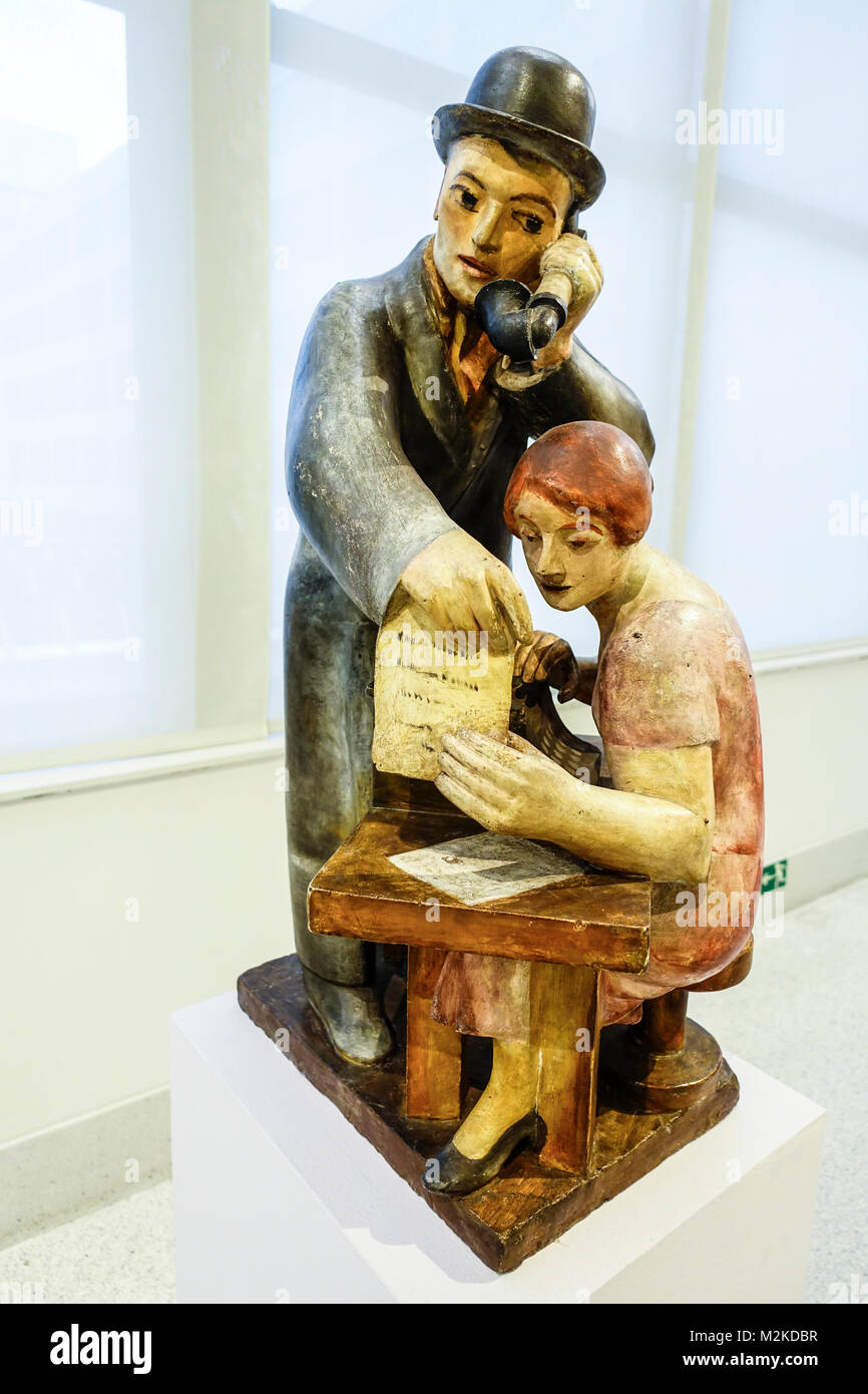 Otto Gutfreund, Shop 1921, Veletrzni palac, Galerie nationale, Prague Holesovice, République Tchèque Banque D'Images