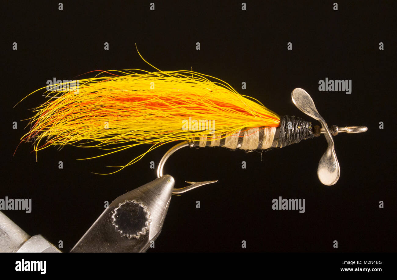 Micky Finn Spinner Bass Fly - pas de Banque D'Images