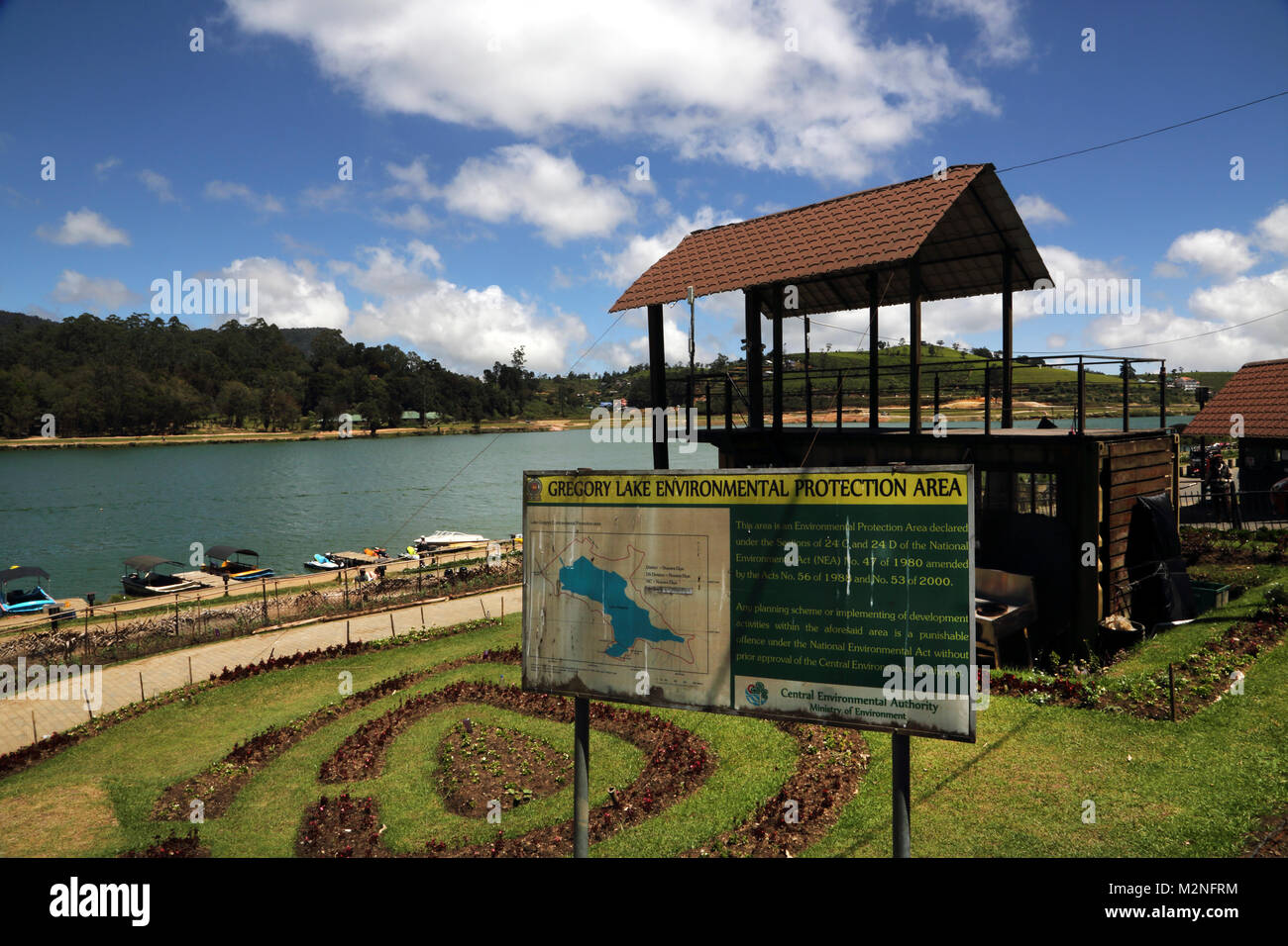 Turf Club Royal Hill Country Nuwara Eliya Sri Lanka Province centrale de protection de l'environnement Région du lac Gregory Banque D'Images