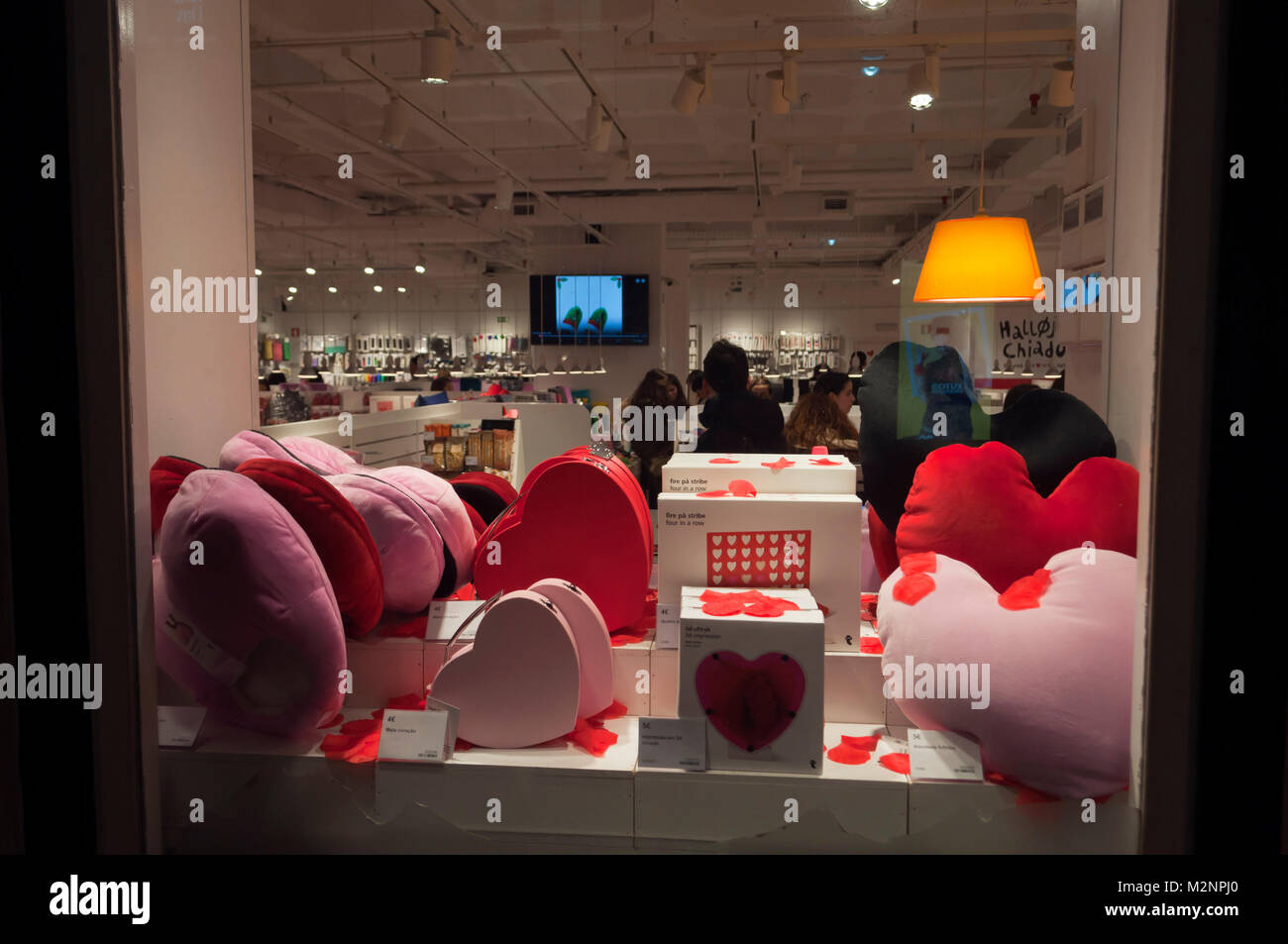 Vitrine de tigre. Lisbonne, Portugal Banque D'Images