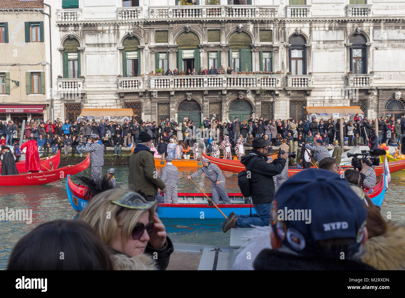 Winter Carnival in Venice, Italie Banque D'Images