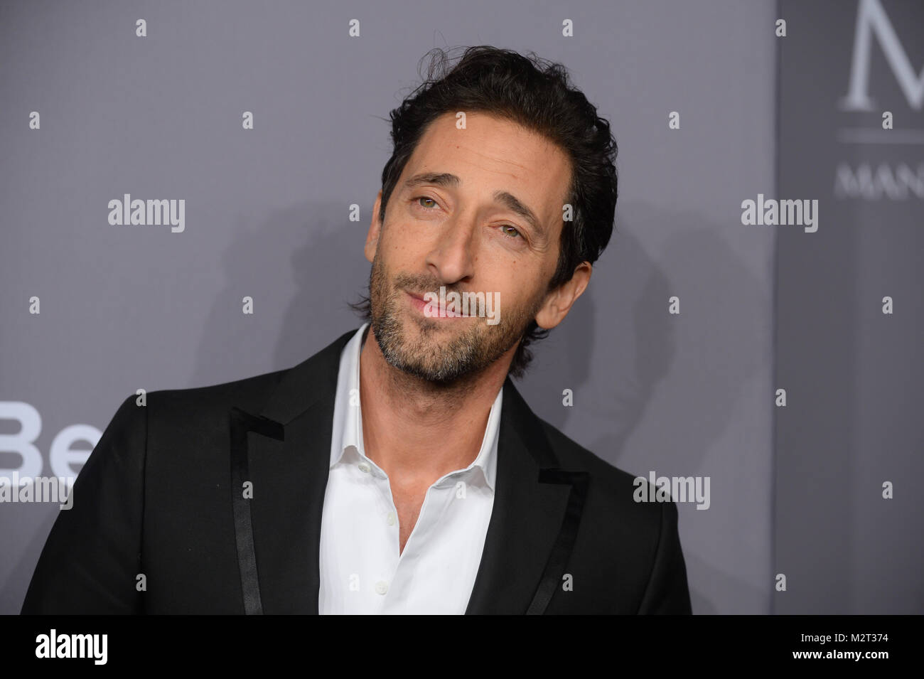 New York, USA. 7 Février, 2018. Adrien Brody assiste à la 2018 Gala amfAR New York à Cipriani Wall Street le 7 février 2018 à New York. Crédit : Erik Pendzich/Alamy Live News Banque D'Images