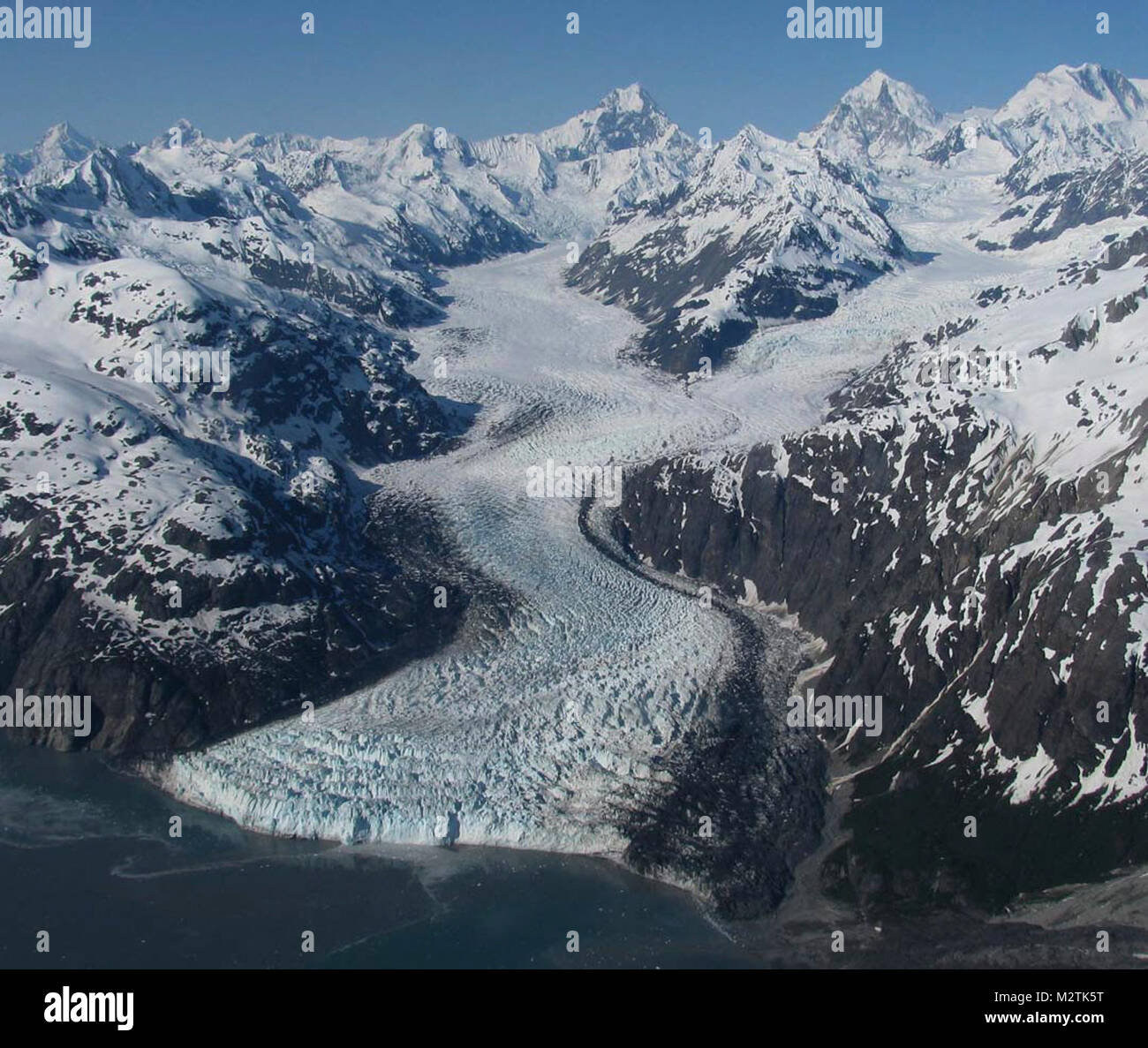 Marjorie Glacier, Glacier Bay National Park & Préserver Banque D'Images